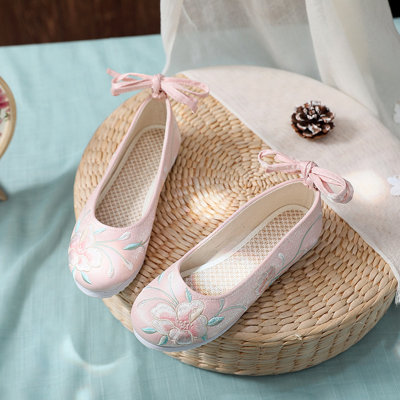 Mocassins femme en coton - Ref 3440407 Image 12