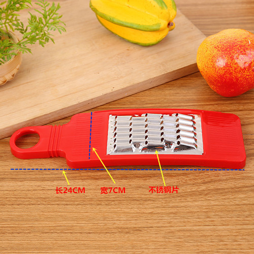 Creative No. 10 stainless steel sheet plastic grater kitchen gadgets vegetable cutter daily necessities wholesale