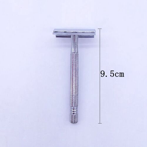 Wholesale Junjie JJ-856 razor holder, classic old-fashioned double-sided razor holder, manual razor shaving holder