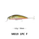 Sinking Minnow Fishing Lures 55mm 6.5g Hard Plastic Baits Fresh Water Bass Swimbait Tackle Gear