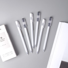 Reliable Stationery A117 Student Neutral Pen 0.5mm All-Accommodating Needle Pen Black Fresh Water Pen Simple Signature Pen
