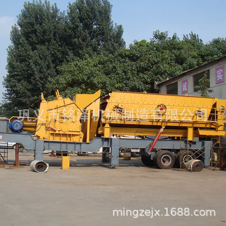 供应移动破碎站 移动式建筑垃圾破碎站 履带式移动破碎站厂家