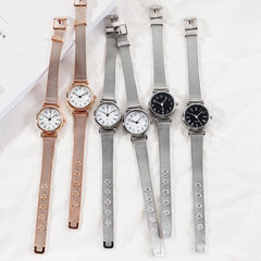 Retro watch for female students Korean version simple fashion trend casual atmosphere ins college Harajuku style quartz watch for women