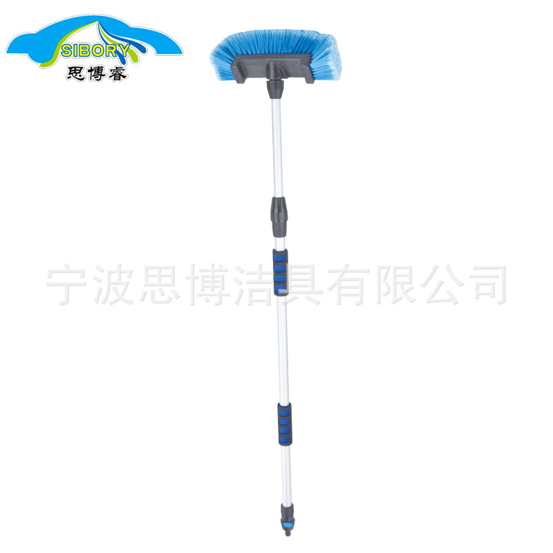 洗车刷子通水刷长柄软毛可伸缩长杆通水车刷擦车刷子洗车拖把