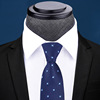 Black classic suit jacket, tie, cloth, 8cm, wholesale
