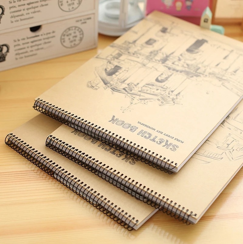 Tang 8k Sketch sketchbook Student painting illustrated book children Large The graffiti coil Picture this The sketch