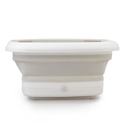 北欧欧慕折叠足浴盆按摩红光照射洗脚盆可遥控恒温加热按摩足浴器|ms