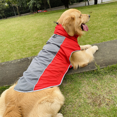 =宠物衣服秋冬新款户外运动冲锋衣防寒套装防水雨衣滑雪衣