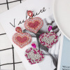 Fashionable trend earrings heart shaped, accessory, suitable for import