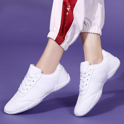Children's Aerobics Shoes, Dance Soft Soles, Square Dance Dancing Shoes, Competition Training, Female Cheerleading Shoes