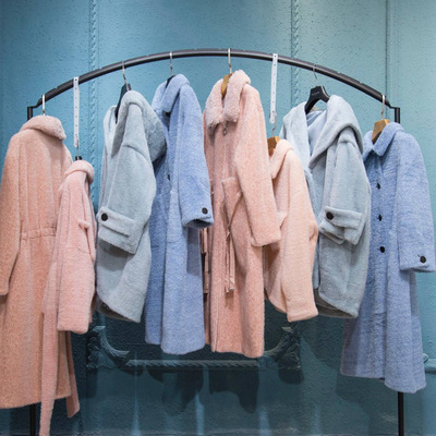 2019冬季新款黄金貂大衣 品牌折扣女装走份 淘宝直播货源北京惠品|ms