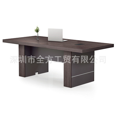 modern luxury large Single department Executive desk Manager table Mahogany Color board Large Bantai QF-OD024