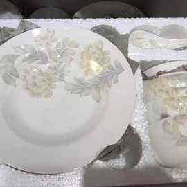 批量定制普通陶瓷餐具套装 陶瓷单碗 陶瓷单盘 陶瓷汤碗 陶瓷鱼盘