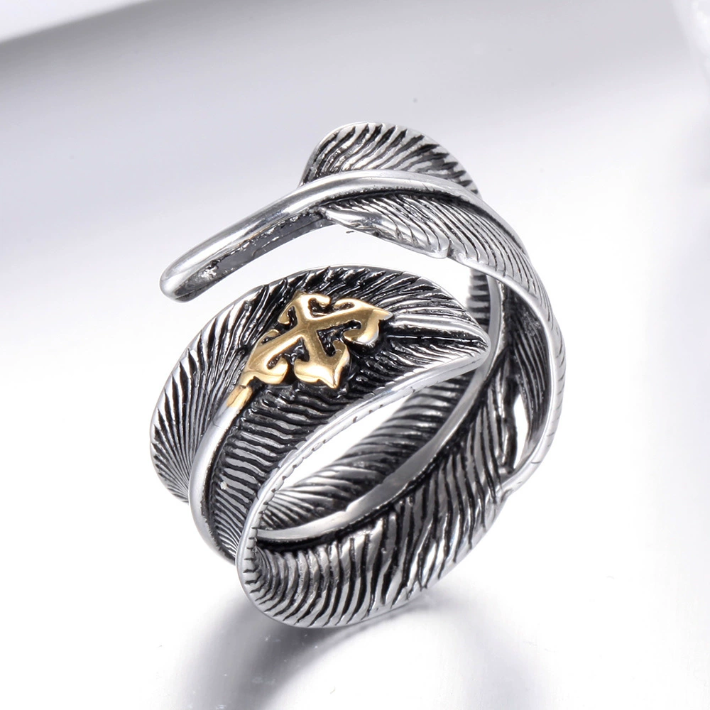 Модное кольцо из нержавеющей стали, AliExpress