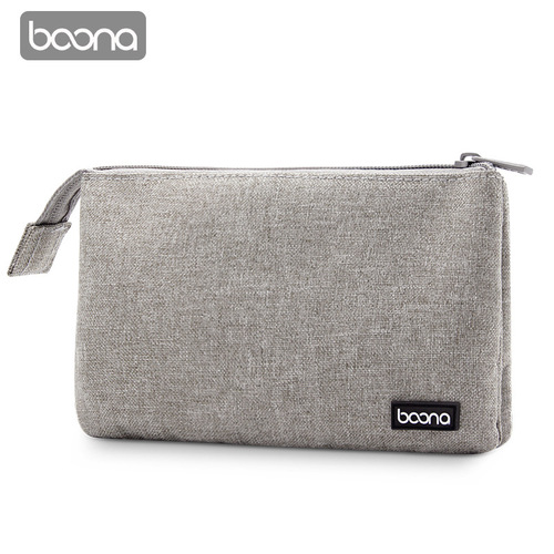 Double-layer digital storage bag, data cable, power bank, mobile hard drive, mobile phone, headphone accessories, travel organizer bag