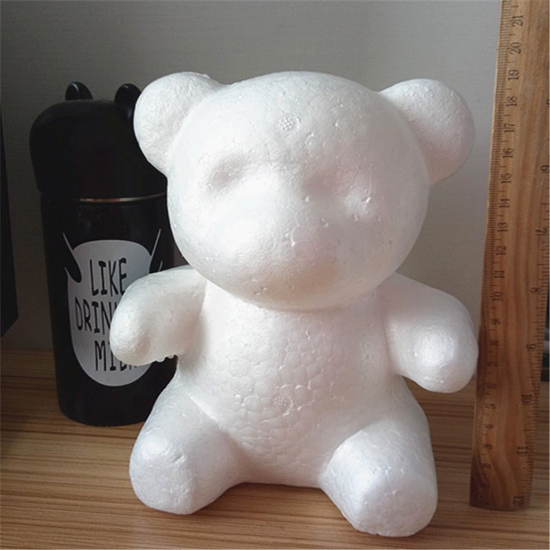 仿真花泡沫熊磨具珍珠熊胚子材料香皂花 创意手工DIY外贸小狗批发|ms