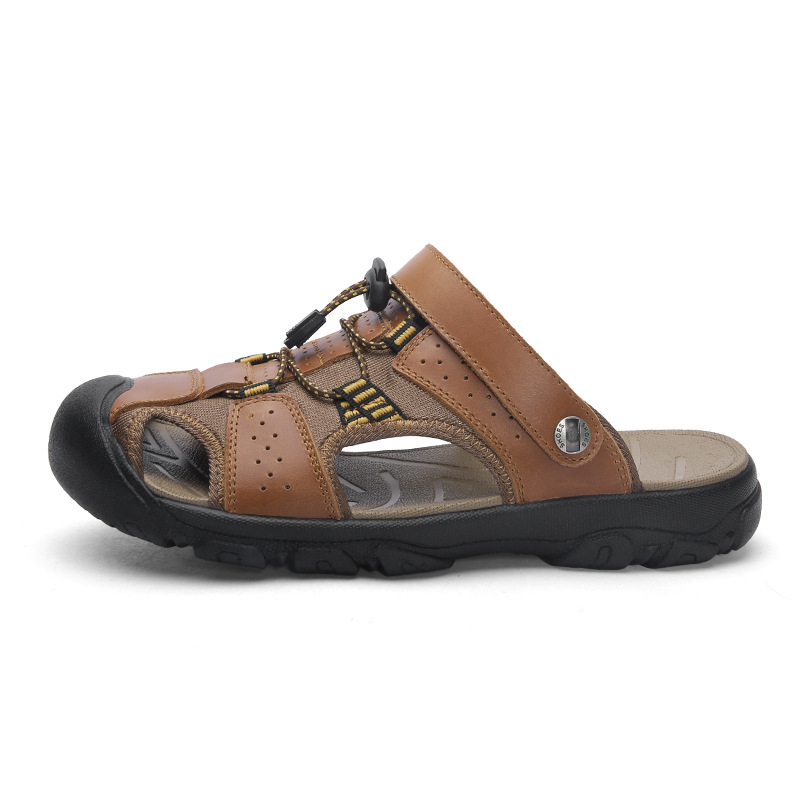 Men's Closed-toe Beach Sandals For Summer And Outdoor Activities_voghion.com