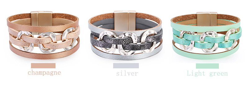 Bohemian Leather Bracelet display picture 19