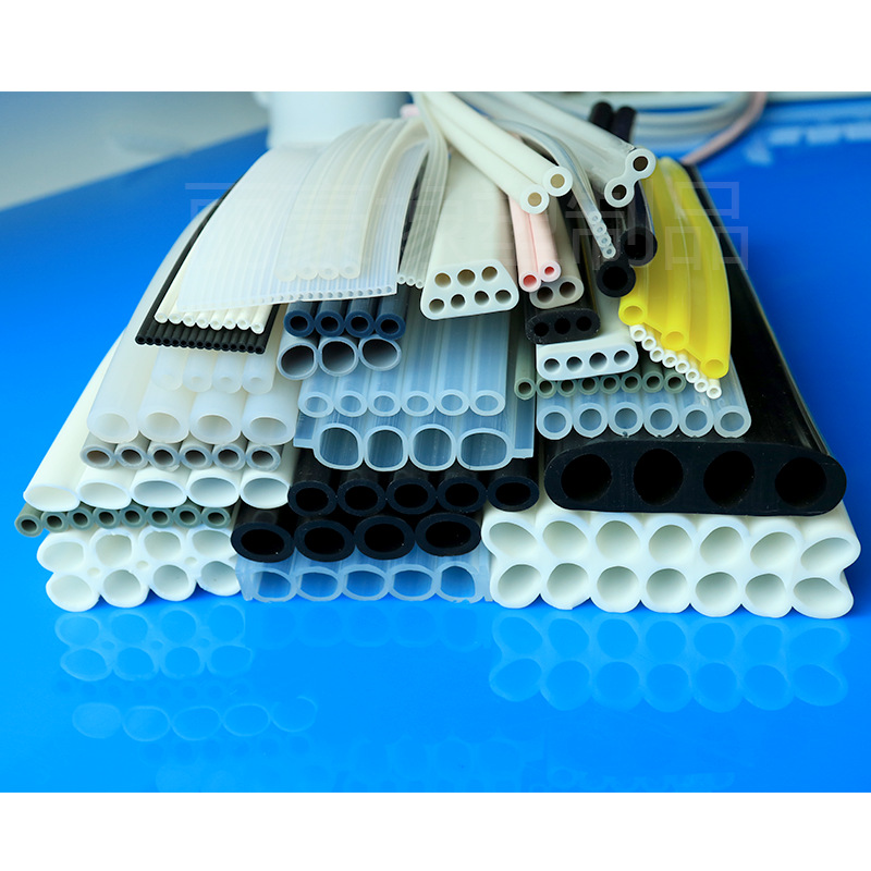 多排管 按摩椅通氣硅膠多排管 醫(yī)療設備用硅膠排管1