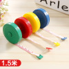 Plastic tape measure small leather ruler measuring clothes ruler factory direct sales plastic soft ruler automatic telescopic tape measure measurement ruler