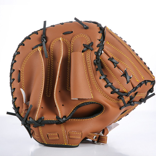 Baseball catcher gloves, professional training PVC thickened adult baseball and softball gloves for teenagers, catching gloves