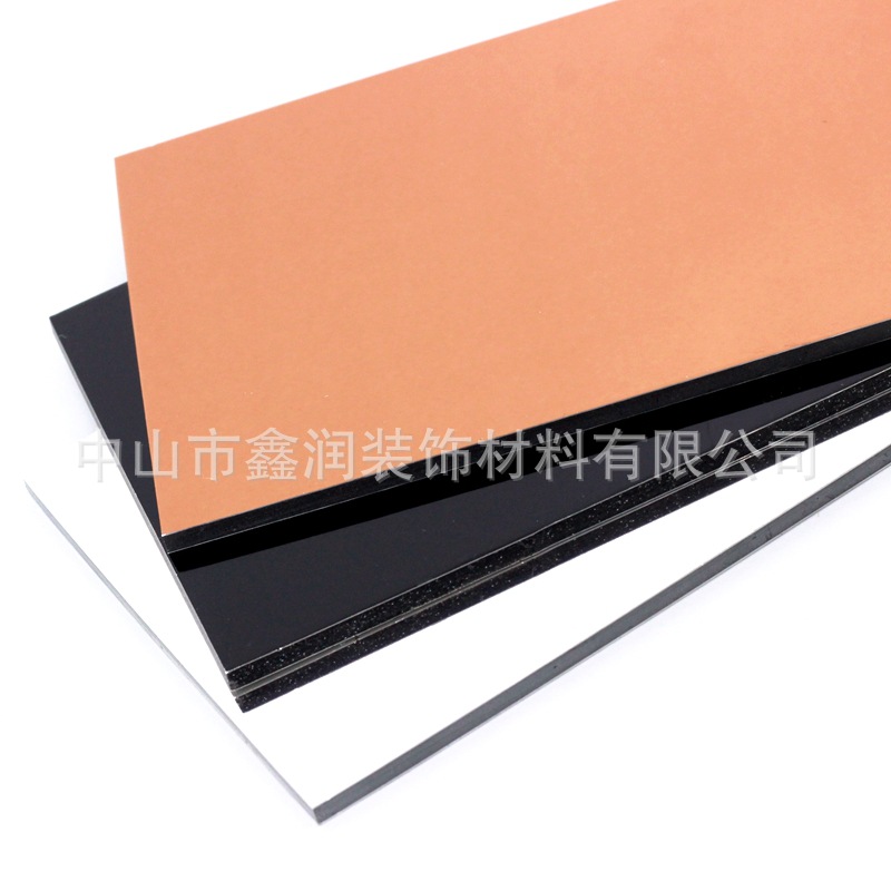 铝塑板厂家3mm4mm外墙红色灯箱广告柱装饰铝塑板材