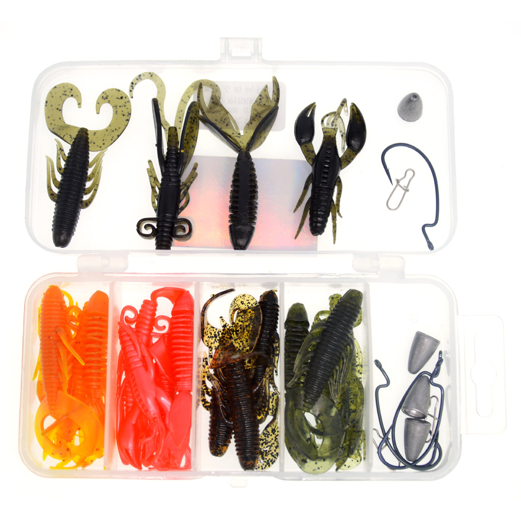 Soft Craws Fishing Lures Crawdad Baits Bass Trout Catfish Largemouth Bass Fresh Water Fishing Lure