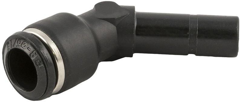 意大利安耐AIGNEP  45°带尾管快插接头 可旋转 55160 工程塑料