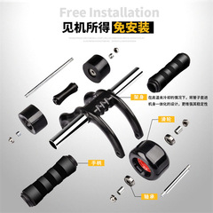 廠家供應三輪健腹輪軸承滾輪男女減肚子鍛煉運動收腹肌健身器材