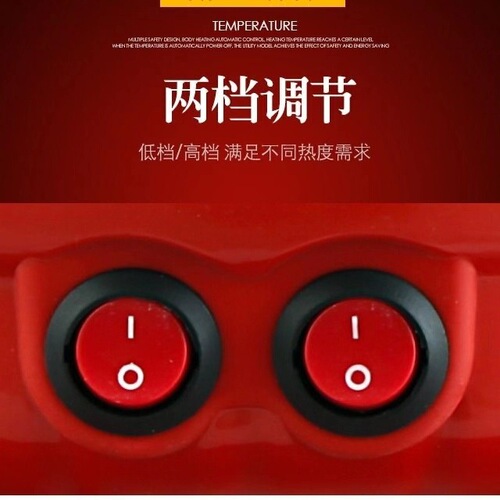 Gift wholesale household birdcage heater mahjong tabletop stove 2-speed temperature adjustment high-power electric heating fan appliance
