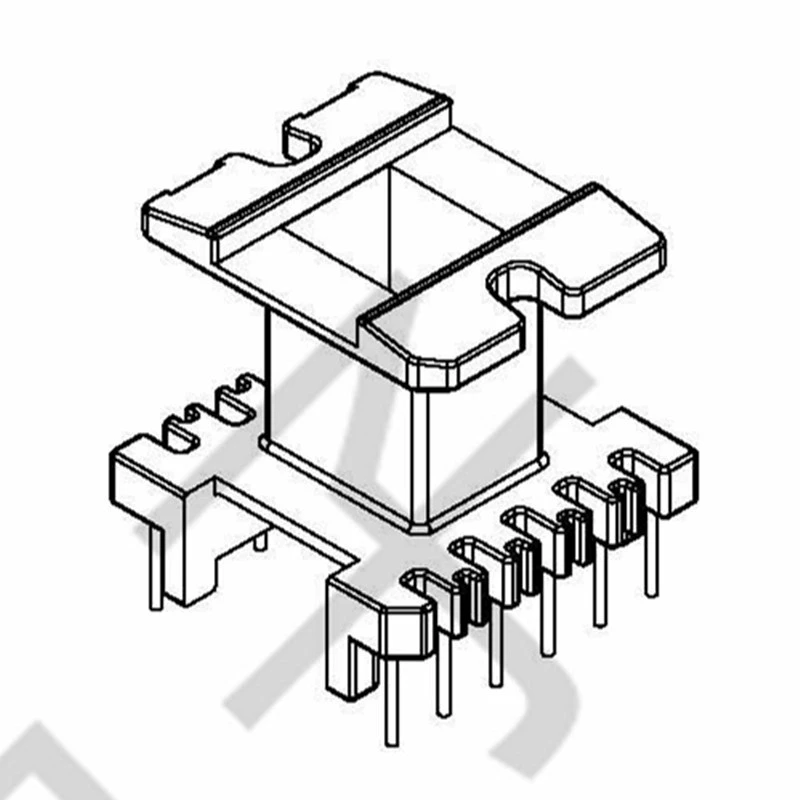 [Dingsheng Electronics] Цена-дружелюбный и качество-гарантирован трансформатор скелет EE33 вертикальный 6+6 скелет