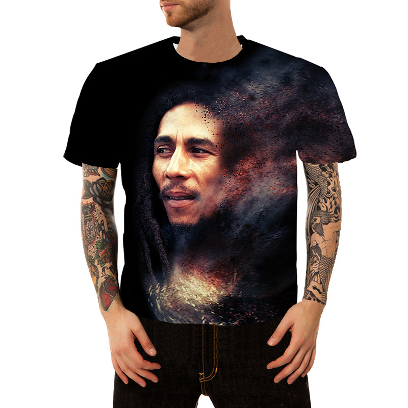 Bob Marley T-Shirt Back View