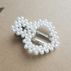 Square universal fashionable hairpins from pearl heart-shaped heart shaped, internet celebrity, wholesale