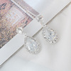 Fashionable jewelry, crystal, necklace and earrings, set, European style, wish, Amazon, ebay