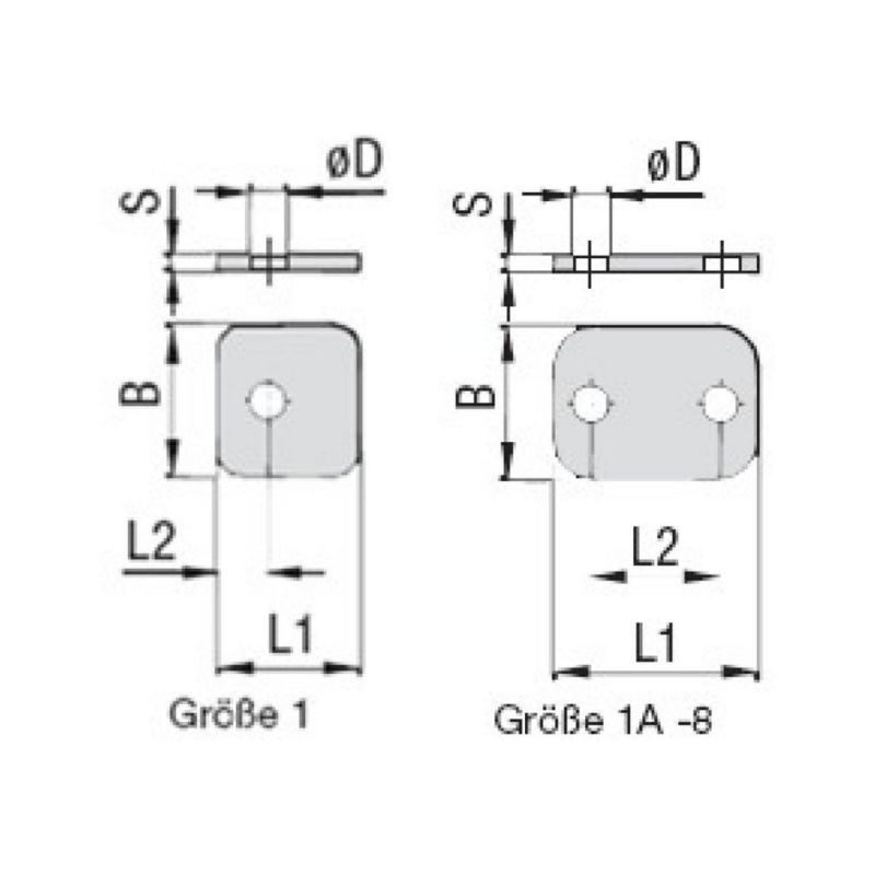 wurth/伍尔特管夹盖板-DIN3015-1-DP-W3-SZ5, 150个/包