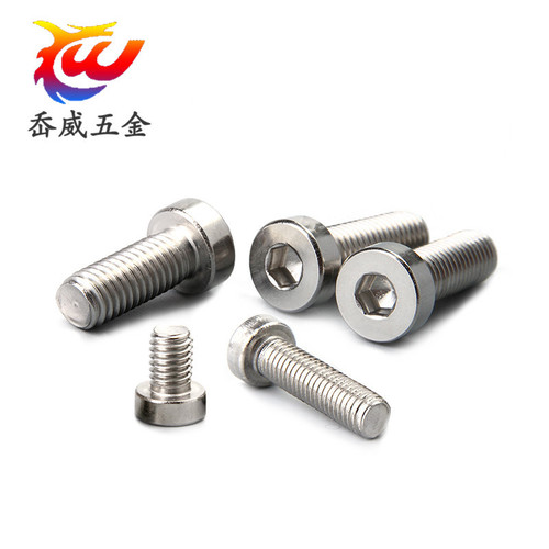 304 stainless steel thin head hexagonal short head hexagonal screw short head bolt M3 M4 M5M6M8M10M12