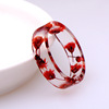 Retro resin, ring, accessory, European style