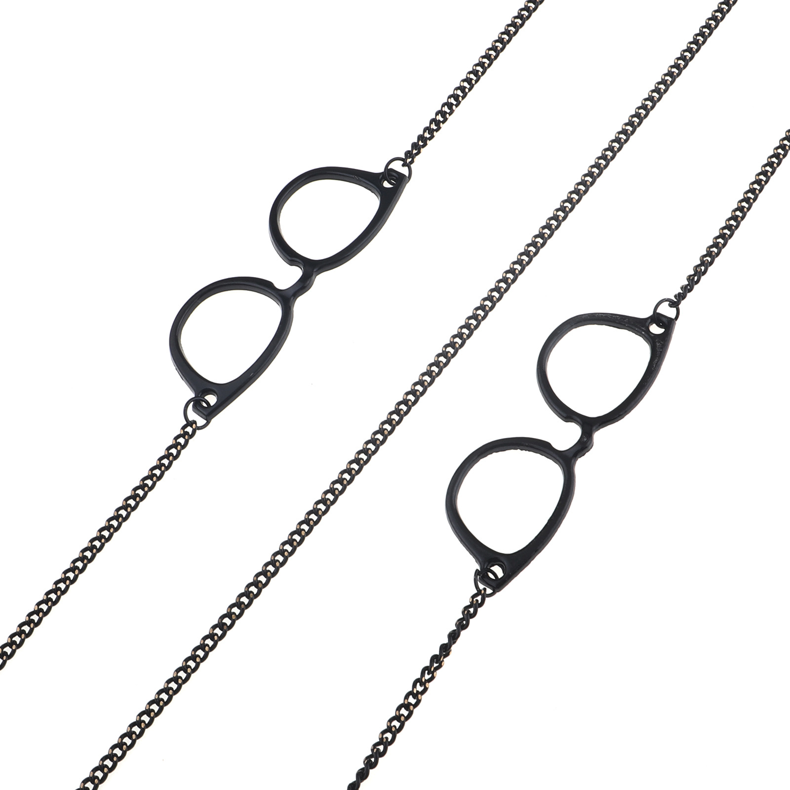 Non-slip Popular Metal Glasses Rope Black Glasses Pendant Glasses Chain Cross-border display picture 2