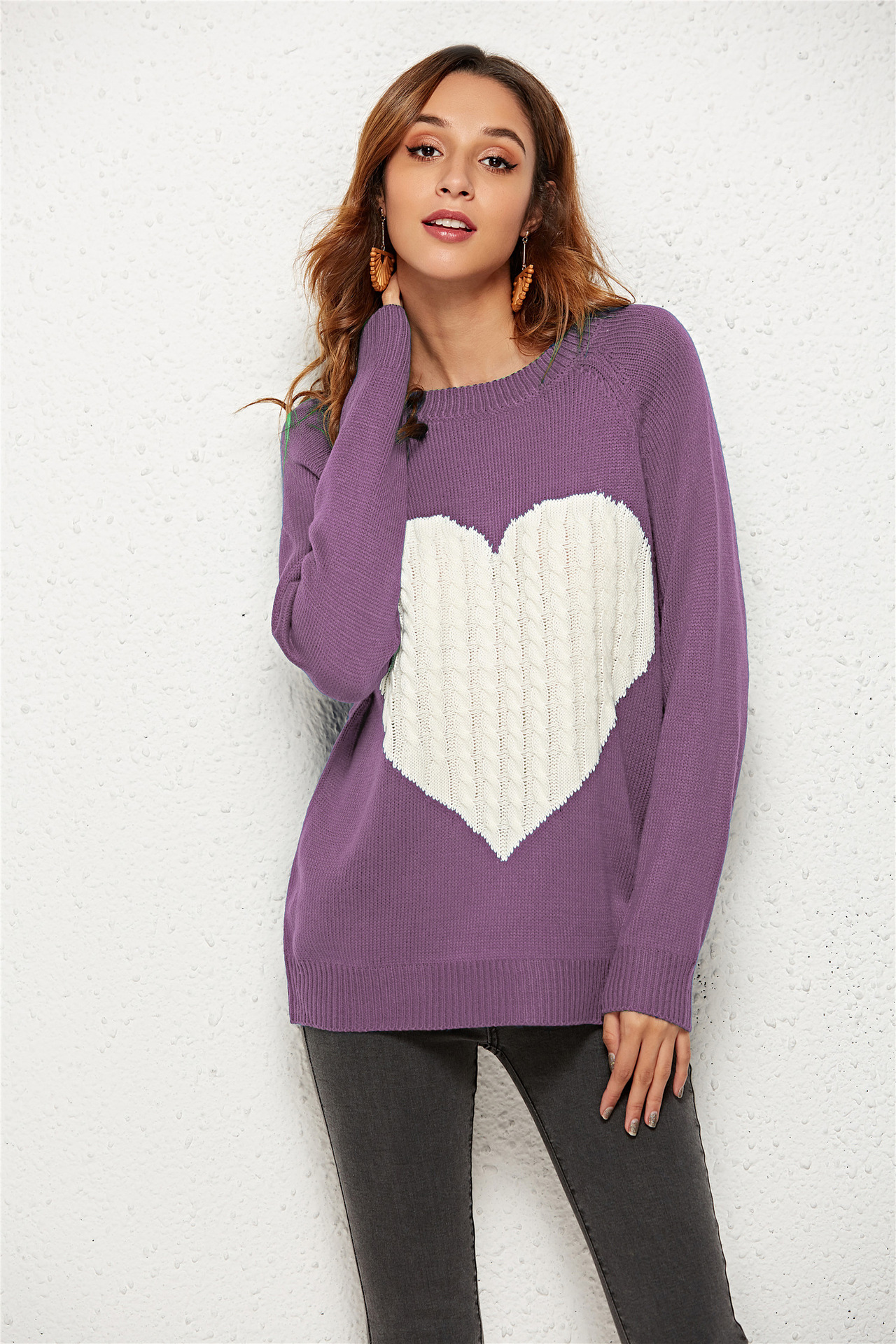 Women's Sweater Long Sleeve Sweaters & Cardigans Hollow Out Fashion Heart Shape display picture 77