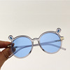 Children's cartoon sunglasses, retro glasses suitable for men and women, 2023, with little bears