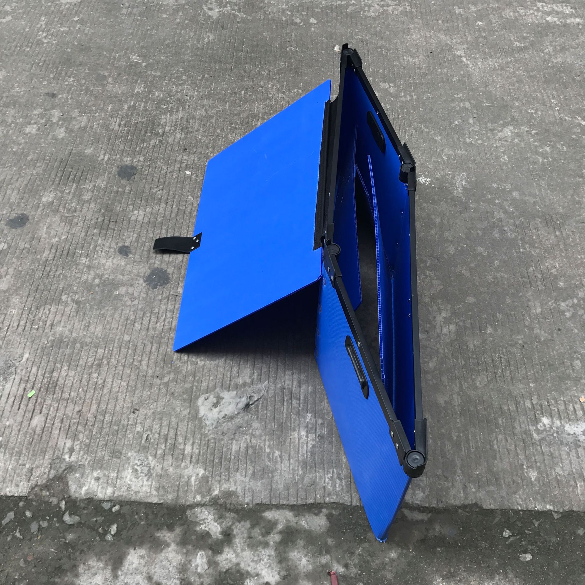 中山pp塑料中空板周转箱 珠海防静电骨架箱 电子配件中空板收纳箱