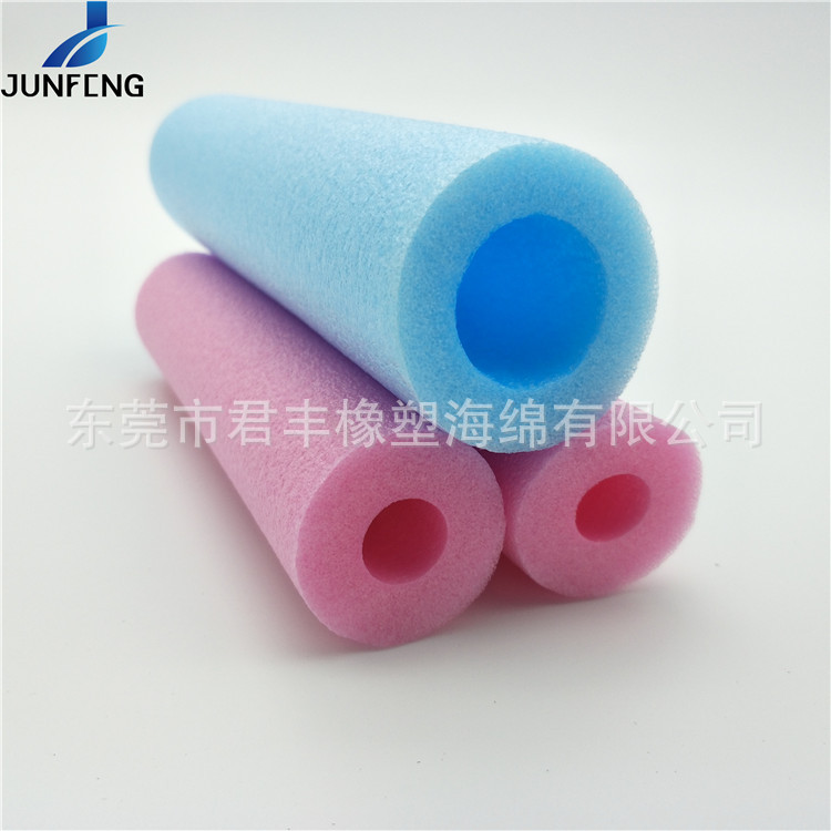 厂家直销t8灯管防撞泡沫条蓝色EPE珍珠绵护套 洗衣液套头珍珠棉管