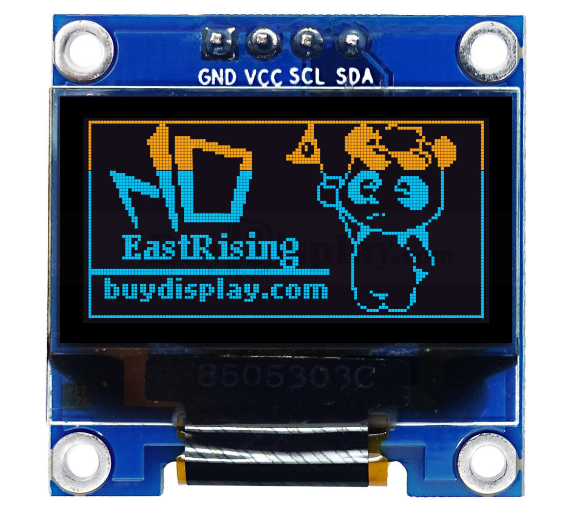 I2C Yellow Blue 0.96 inch OLED
