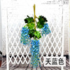 Factory wholesale rattan skewers wall -mounted wedding decoration flower vines fake flower art green plant wisteria flower vine bean flower