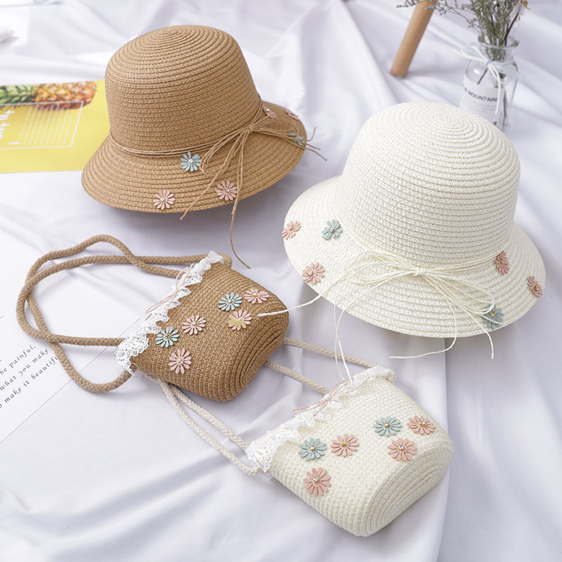 Girl's Fashion Flower Embroidery Bucket Hat display picture 1