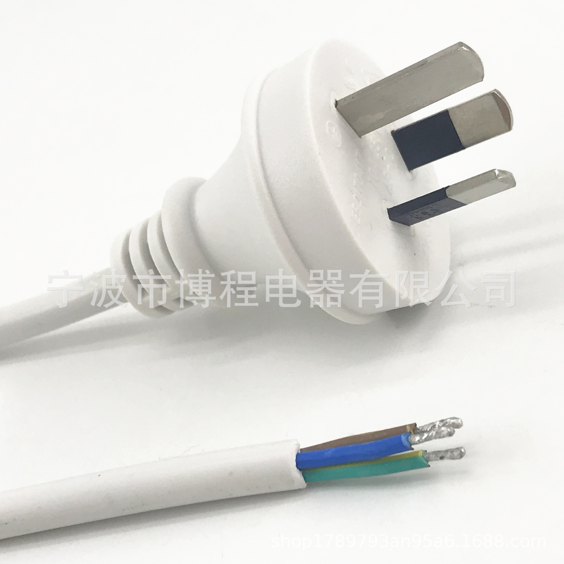 澳洲电源延长线澳洲三芯插头电源延长线三芯澳规插头品字尾插头