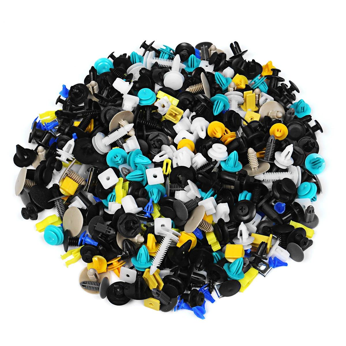 Fu 500 pcs смешанная пряжка автомобильная гибридная декоративная карта внутренняя отделка пластина застежка пластиковая дверная панель винт