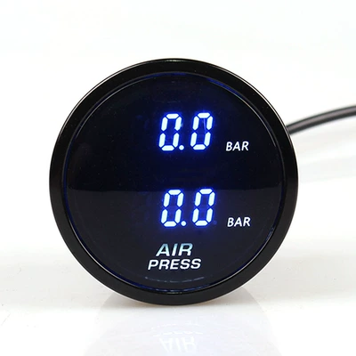 Hot 2-inch, two digital display automobile instrument - blue