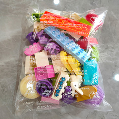 Foreign trade original goods surplus 1 pound large granular building blocks bulk by weight 500 grams kindergarten building blocks toy supplementary set