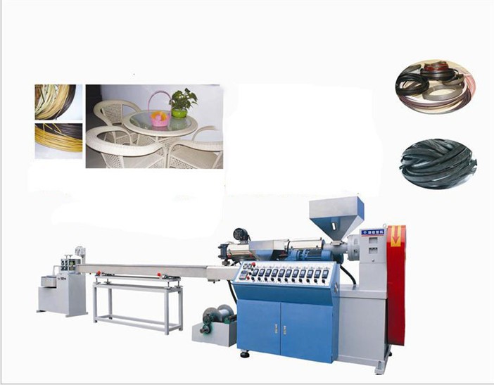 应可特殊定制pvc超高速塑胶仿藤挤出机 支持多色选择的藤条机